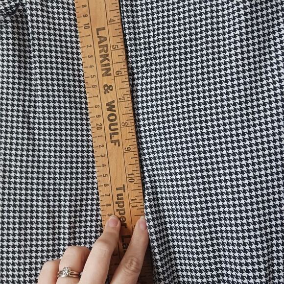 Labijou Houndstooth Stacked Rouched Pants Size Medium - Picture 8 of 10